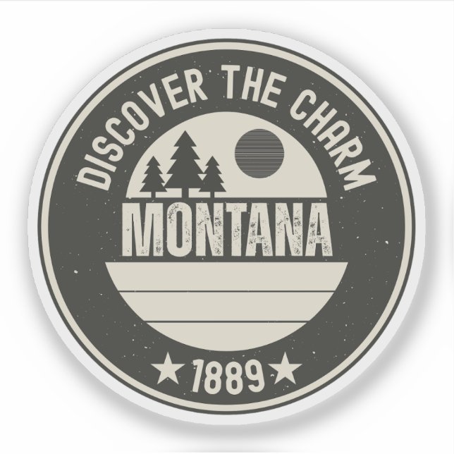 Adesivo Explore Montana - Designs para Cada Amante (Frente)