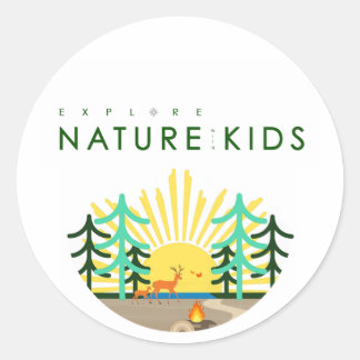 Adesivo Explore Nature with Kids Logo Sticker