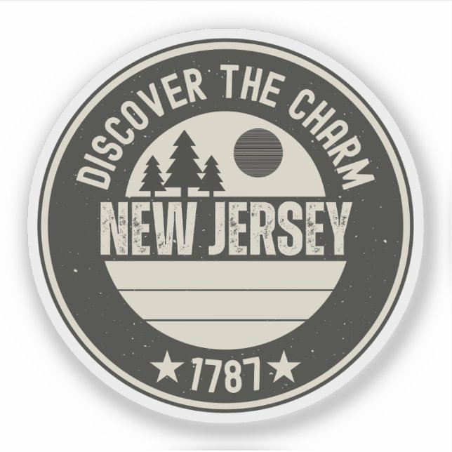 Adesivo Explore Nova Jersey - Designs para Cada Amante (Frente)