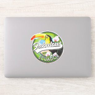 Adesivo Explore o fabuloso logotipo do Equador