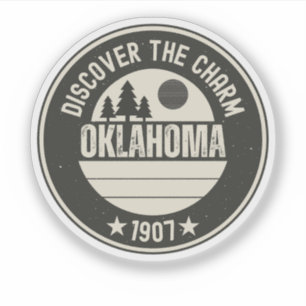 Adesivo Explore Oklahoma - Designs para Cada Amante