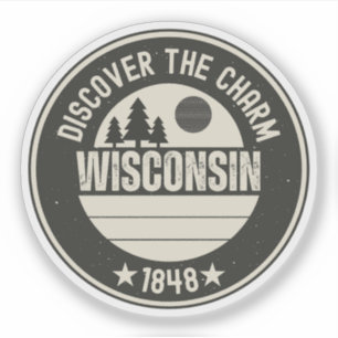 Adesivo Explore Wisconsin - Designs para Cada Amante