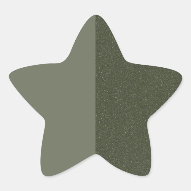 Adesivo Explosão de Estrelas com Brilho Verde Musg (Frente)