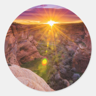 Adesivo Explosão de sol no Canyon de Chelly, AZ