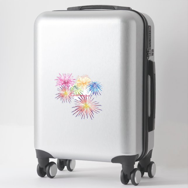Adesivo Explosão de Thunder_Cove do Fireworks (Mala)