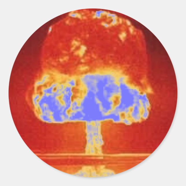 Adesivo explosão nuclear (Frente)