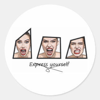 Adesivo Express yourself