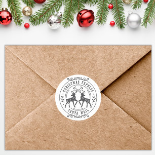 Adesivo Expresso de Natal Fofo do Papai Noel para Crianças