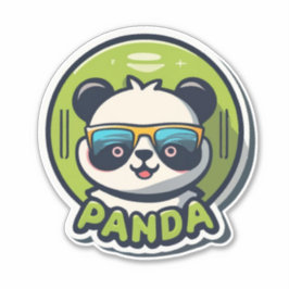 Adesivo Expressões Panda em Cada Vinheta