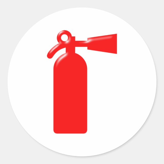 Adesivo Extintor fire extinguisher (Frente)