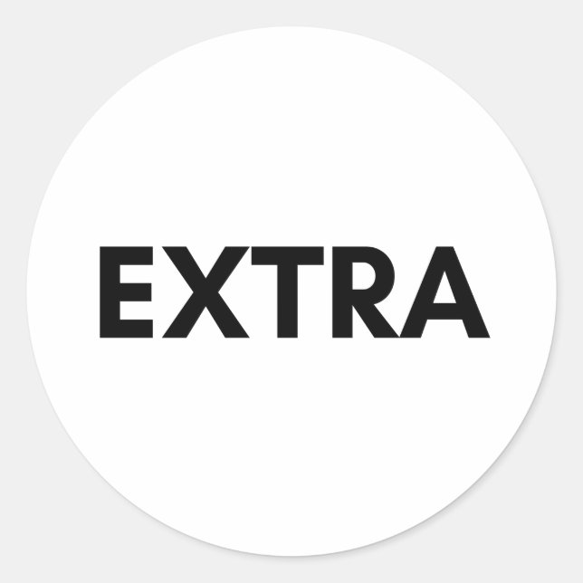 Adesivo extra (Frente)
