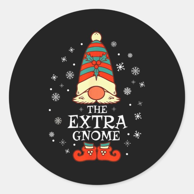 Adesivo Extra Gnome Xmas Family Christmas  (Frente)