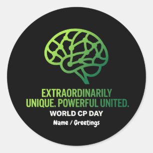 Adesivo Extraordinariamente Único & Paralisia Cerebral Uni