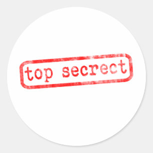 Adesivo Extremamente secreto
