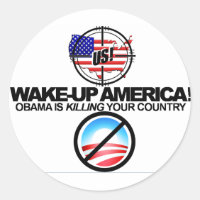 Extreme Anti Obama Piada Sticker 01
