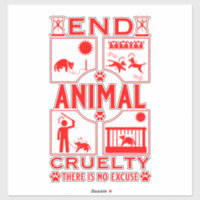 Extremidade da crueldade animal