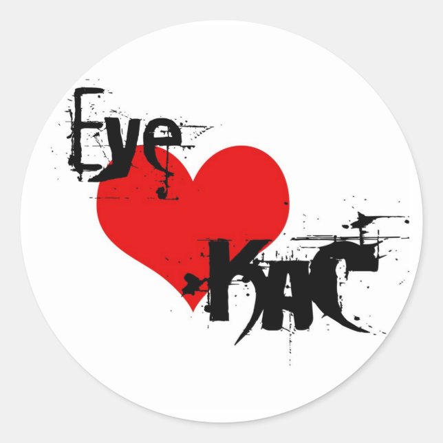 Adesivo EYE LOVE KaC STicky (Frente)