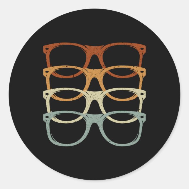 Adesivo Eyeglass Opticista Olho Médico Oftalmologia Optome (Frente)