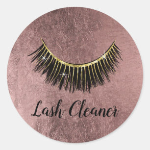 Adesivo Eyelash Extensões Lash Rosa Dourado
