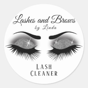 Adesivo Eyelashes Extension Cleaner Design - Prata