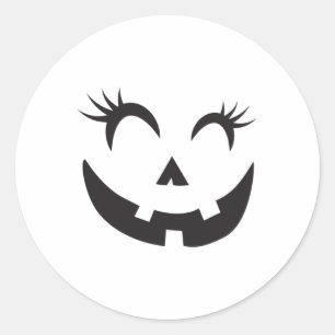 Adesivo Eyelashes - Traje de Halloween - Traje de Abóbora
