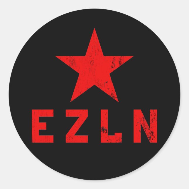 Adesivo EZLN - Ejmovimento Zapatista de Liberación Naciona (Frente)