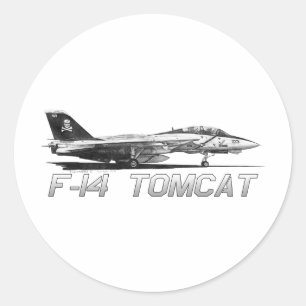 Adesivo F14 Tomcat VF-103 Rogers alegre - desenho