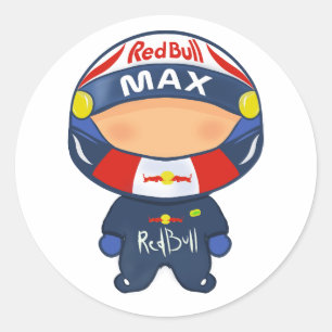 Adesivo F1 Sticker RedBull Max Verstappen Fórmula
