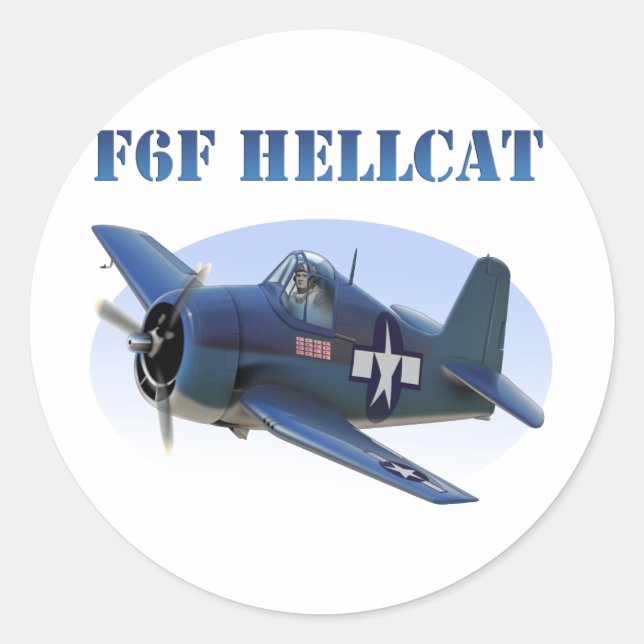 Adesivo F6F Grumman Hellcat (Frente)