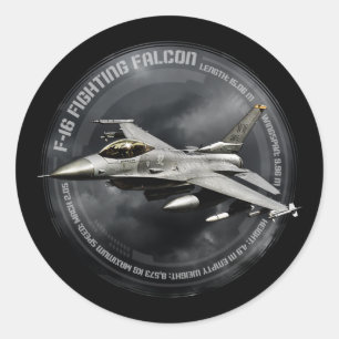 Adesivo F-16 Falcão de Luta