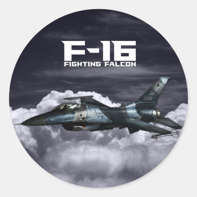 Adesivo F-16 Falcão de Luta (Frente)