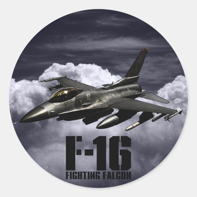 Adesivo F-16 Falcão de Luta (Frente)