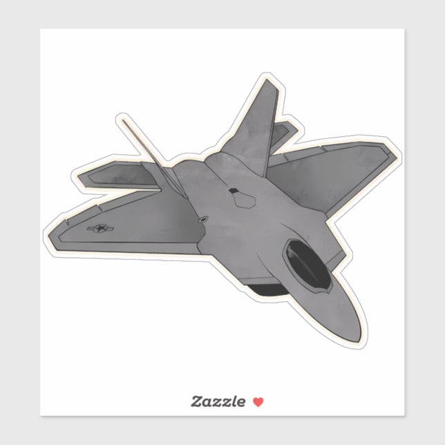 Adesivo F-22, Raptor de combate (Folha)