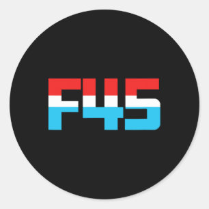 Adesivo F' 45! Gráfico F45 minimalista e engraçado