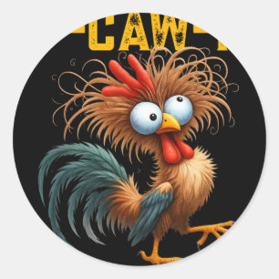 Adesivo F-caw-f Citação engraçada de humor de frango Meme