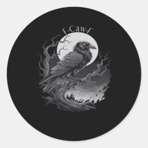 Adesivo F-Caw-F Clássico Minimal Limpo