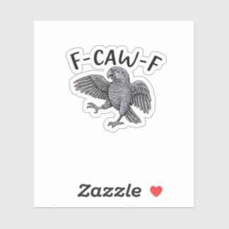 Adesivo F Caw F Design Minimalista Limpo