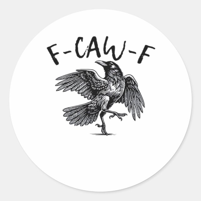 Adesivo F Caw F Estilo Clássico Essencial (Frente)