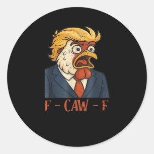 Adesivo F Caw F Galinha Engraçada Estilo Clássico Vintage