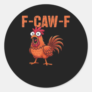 Adesivo F Caw F Galinha Engraçada Estilo Moderno Clássico