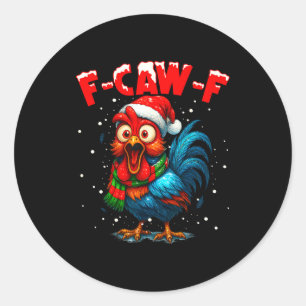 Adesivo F Caw F Galo Natal Fcawf Calmante de Frangos 