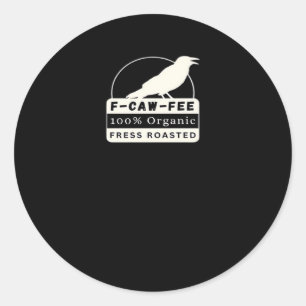 Adesivo F-Caw-Fee Estilo Orgânico Clássico