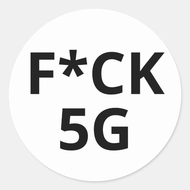 ADESIVO F*CK 5G (Frente)
