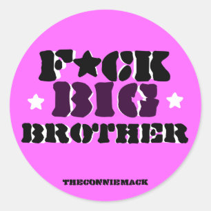 Adesivo F*ck Big Brother Sticker