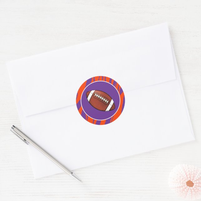 Adesivo Fã de Clemson Personalizável (Envelope)