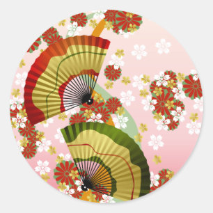 Adesivo Fã japonês 3