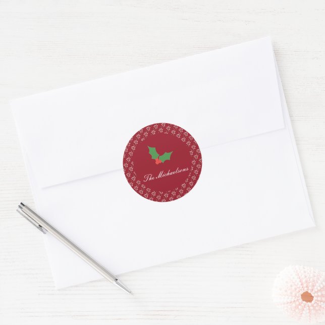 Adesivo Fa La Festiva Holly Christmas (Envelope)