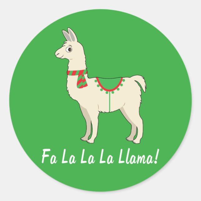 Adesivo Fa La La Llama! (Frente)