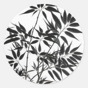 Adesivo Fábrica de Bambu preto e branco