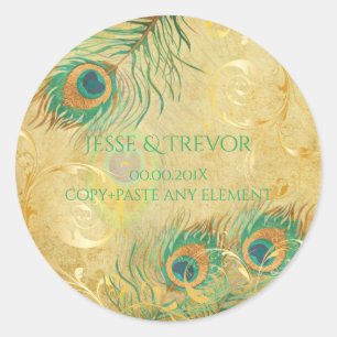 Adesivo FÁBRICA DE FAUX DOURADA DE PAZ DO Pix Dezines